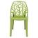 Modern Cornelia Solid Green Dining Chair by LeisureMod