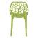 Modern Cornelia Solid Green Dining Chair by LeisureMod