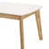 Retro Modern Coffee Table - White/Natural by Walker Edison