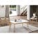 Retro Modern Coffee Table - White/Natural by Walker Edison