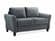 Westin Coffee Loveseat with Curved Arm by Lifestyle Solutions