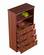 CH-7 4 Drawers Chest w/2 Door by Central Furniture Factory
