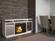 Isabella Fireplace w/Mirror Doors by Central Furniture Factory