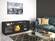 Maria Fireplace w/Mirror Doors by Central Furniture Factory