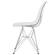 Cresco Molded Eiffel Clear Side Chair by LeisureMod