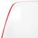 Cresco Molded 2-Tone Eiffel White/Red Side Chair w/Gold Base by LeisureMod