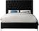 Cruz Velvet Black Bed by Meridian Furniture