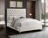 Cruz Velvet Cream Bed by Meridian Furniture