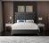 Cruz Velvet Gray Bed by Meridian Furniture