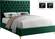 Cruz Velvet Green Bed by Meridian Furniture