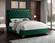 Cruz Velvet Green Bed by Meridian Furniture