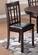 Lavon Espresso & Black Padded Dining Side Chairs (Set of 2) by Coaster