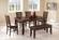 Dalila Cappuccino & Black Ladder Back Side Chairs (Set of 2) by Coaster