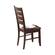 Dalila Cappuccino & Black Ladder Back Side Chairs (Set of 2) by Coaster