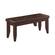 Dalila Cappuccino & Black Tufted Upholstered Dining Bench by Coaster