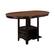 Lavon Light Chestnut & Espresso Oval Counter Height Table by Coaster