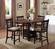 Lavon Tan & Espresso Lattice Back Counter Stools (Set of 2) by Coaster