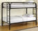 Morgan Contemporary Twin Black Metal Bunk Bed by Coaster