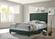 [Floor Sample] Warner Upholstered Bed Green (Full Size) by Coaster