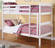 Chapman White Twin over Twin Bunk Bed by Coaster