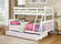 Chapman Transitional White Twin over Full Bunk Bed by Coaster