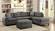 Stonenesse Grey Tufted Sectional Sofa by Coaster