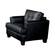 Samuel Black Cushion Back Chair by Coaster