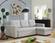 Everly Light Gray Reversible Sleeper Sectional by Coaster