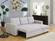 Everly Light Gray Reversible Sleeper Sectional by Coaster