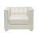 Chaviano Pearl White Tufted Upholstered Chair by Coaster