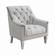 Avonlea Gray Sloped Arm Tufted Chair by Coaster