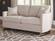 Corliss Beige Upholstered Arched Arms Loveseat by Coaster