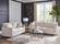 Corliss Beige Upholstered Arched Arms Loveseat by Coaster