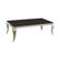 Rectangular Chrome & Black Coffee Table by Coaster