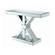 [Floor Sample] Reventlow X-Shaped Base Clear Mirror Console Table by Coaster