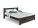 Carolina Eco Wenge Platform Bed - Beech Wood with Hand-Rubbed Oil Finish by Comfort Pure