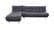 Cloud Midnight Gray Sofa Bed w/Optional Chaise by Night & Day Furniture