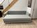 Country Modern Sofa Bed Sleeper (Queen Size) Perfect Dark Gray by Prestige Furnishings
