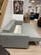 Country Modern Sofa Bed Sleeper (Queen Size) Perfect Dark Gray by Prestige Furnishings