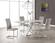 D1274DT Marble Dining Table w/Clear Glass by Global Furniture