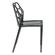 Dynamic Modern Transparent Black Dining Chair by LeisureMod