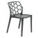 Dynamic Modern Transparent Black Dining Chair by LeisureMod