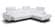 Davenport Italian Leather Sectional Snow White by J&M Furniture