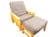 Futon Frame - Chair Size - Durango Golden Oak by Prestige