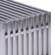 Eldert Gridiron 59 Inch Brushed Stainless Steel Bench by LeisureMod