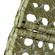 Wicker Hanging Egg Swing Chair - Split Construction - Double Seater - Beige w/Amber Seat by LeisureMod