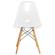 Dover Molded Clear Side Chair by LeisureMod