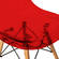 Dover Molded Transparent Red Side Chair by LeisureMod