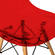 Dover Molded Transparent Red Side Chair (Set of 2) by LeisureMod