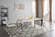 110 White Marble Dining Table by ESF